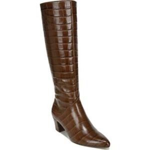 Naturalizer Melanie Boot Brown Croco NWT